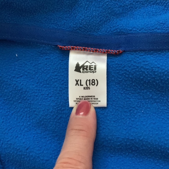 REI kids fleece zip top pullover - Picture 3 of 5